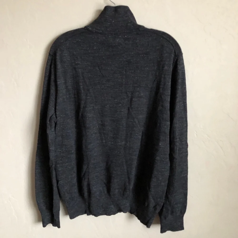 Banana Republic Grey Mock Neck Popover Sweater‎